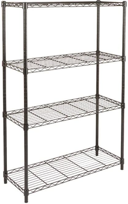a three tier storage rack