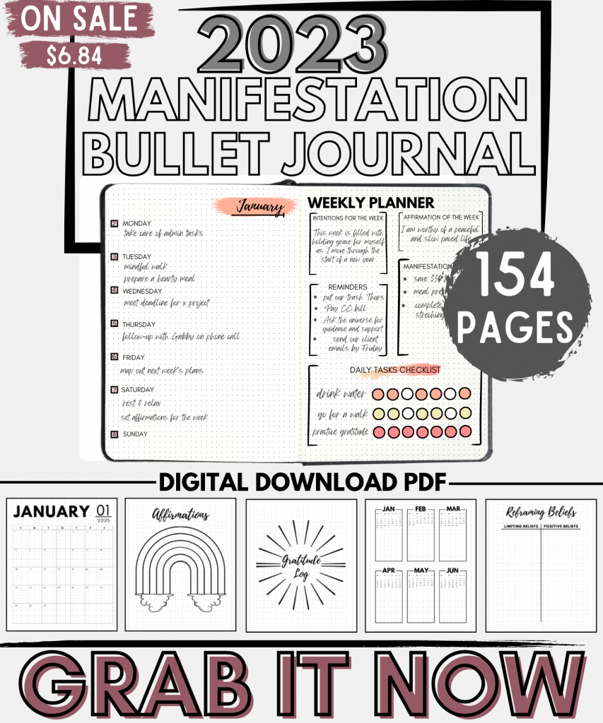 How To Use A Manifestation Bullet Journal