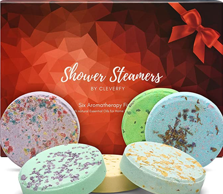 shower steamers in different colors to help you fight the winter blues