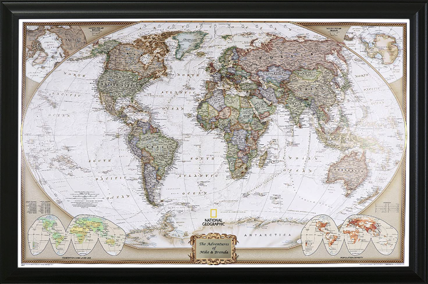 personalized travel maps