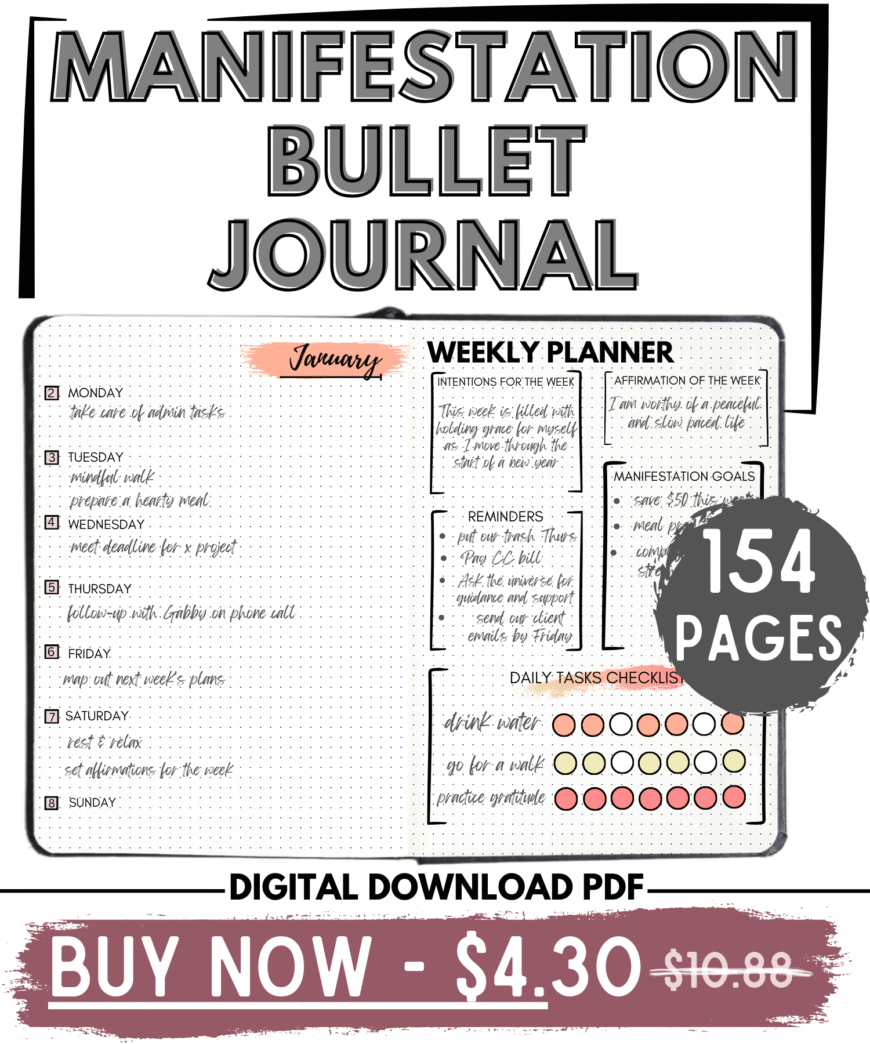 Manifestation Bullet Journal
